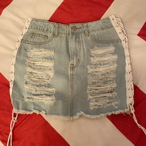 Jean skirt